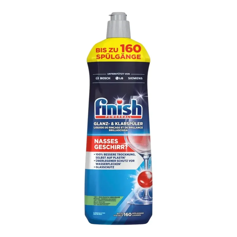 FINISH Powerball Glanz-& Klarspüler 800ml bis zu 160 Spülgänge