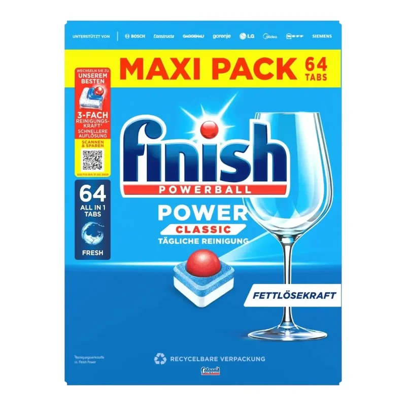 Finish Powerball Power Classic All in1 Fresh 64er Tabs