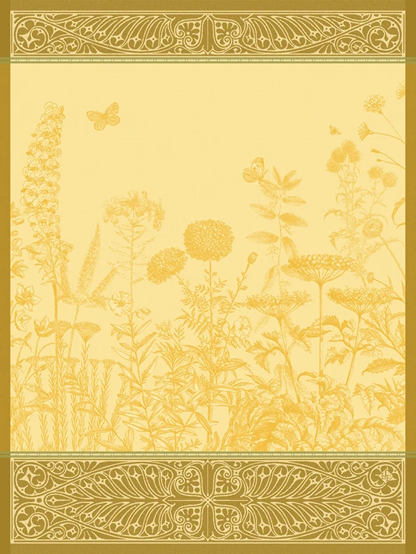 -Le Jacquard Francais- Geschirrtuch 80x60cm "Bloominng" 100% Baumwolle