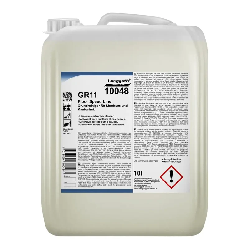 LANGGUTH GR11 Floor Speed Lino 10 Liter