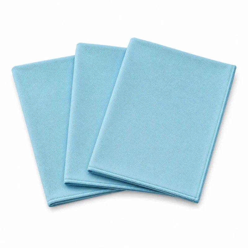 MILURY Fenstertuch 3er Set XXL 50x70cm