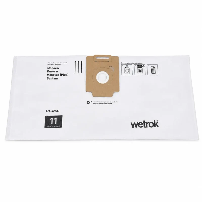 WETROK Comfort Monovac / Durovac 11 Liter Filtersack Vliesbeutel 10 Stück