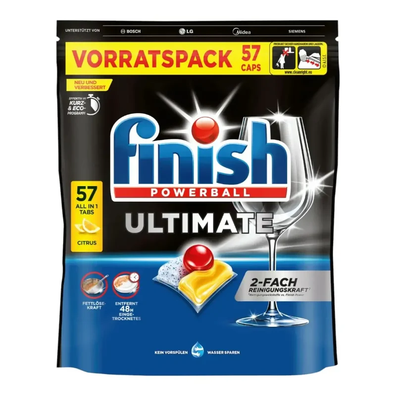 FINISH Powerball Ultimate All in1 Citrus 57er Caps