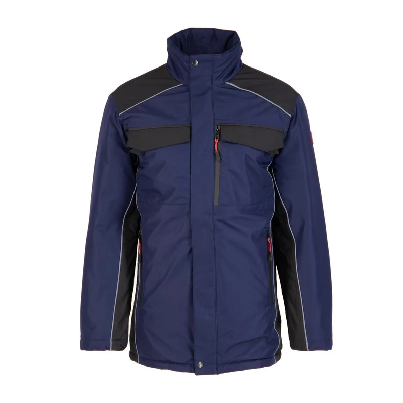 Armadillo Allium Ripstop Parka Winter Jacke Navy Blau-Schwarz Gr. S-3XL
