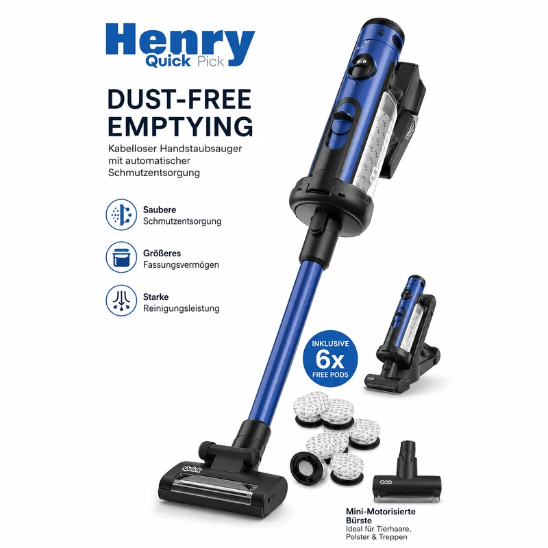 Henry Quick Pet HEN 100 Akku Staubsauger Numatic