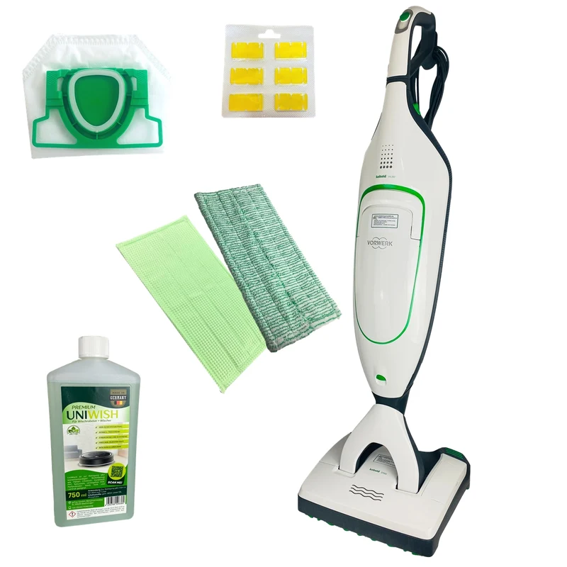 Vorwerk Kobold VK 200 mit Saugwischer SP600 und Zubehör