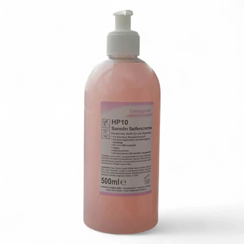 LANGGUTH HP10 Sanolin Seifencreme rosé 500 ml Spenderflasche