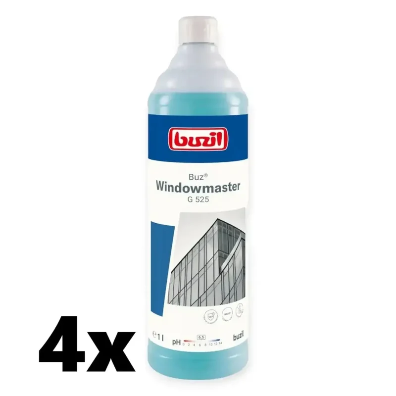 Buzil Buz Windowmaster G525 Glasreiniger 1l 4 Stück