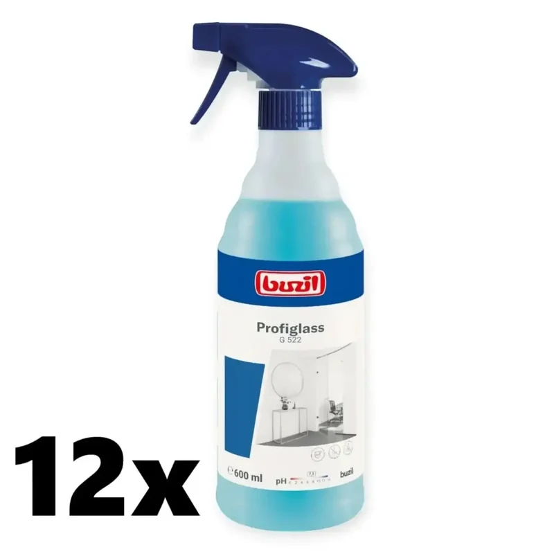 BUZIL Profiglass G522 Glasreiniger 600ml 12 Stück