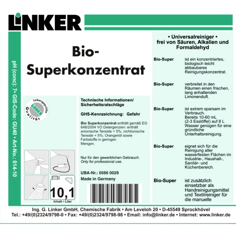 Linker Bio Superkonzentrat 10L