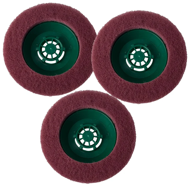 3 Polierbürsten geeignet für Vorwerk Pulilux Poliermaschine 510/511/512