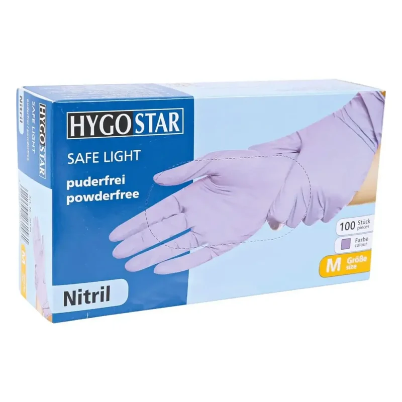 Hygostar "Safe Light" Nitril-Handschuhe Lila 100 Stück