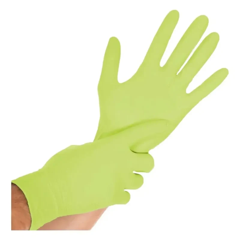 Hygostar "Safe Light" Nitril-Handschuhe Grün 100 Stück