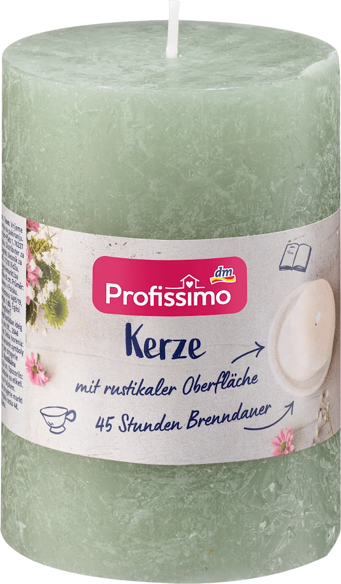 Profissimo Rustikkerze 100/68 Salbei, 1 St