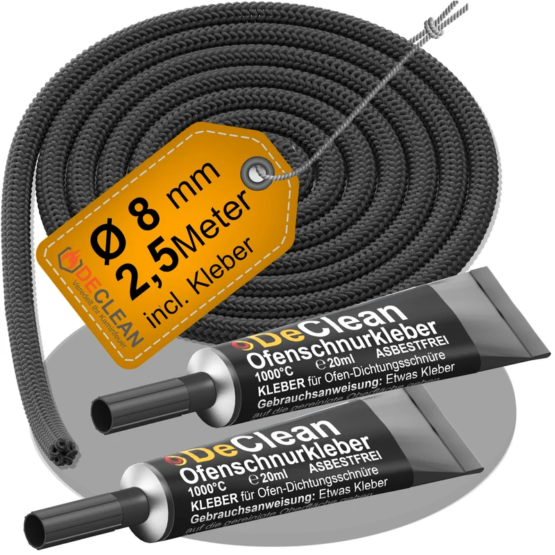 2 Türdichtung 2,5 m 8 mm