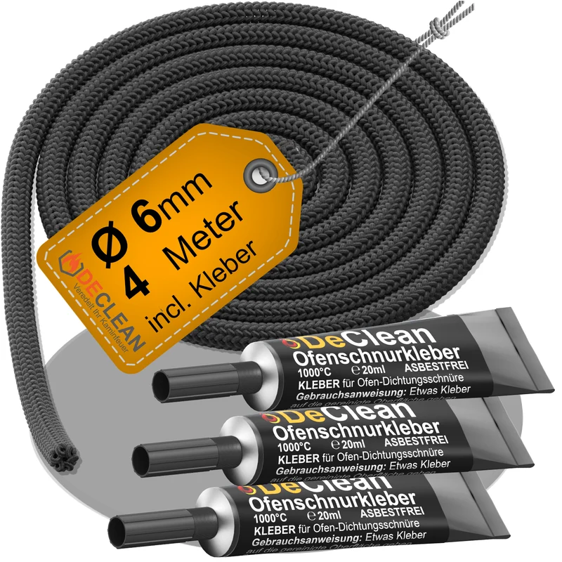 4 Türdichtung 4 m 6 mm