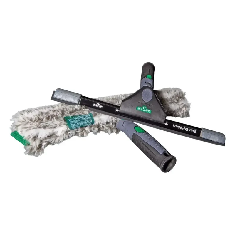 UNGER ErgoTec Ninja Starter Fensterputzer-Set 2in1 AKN10