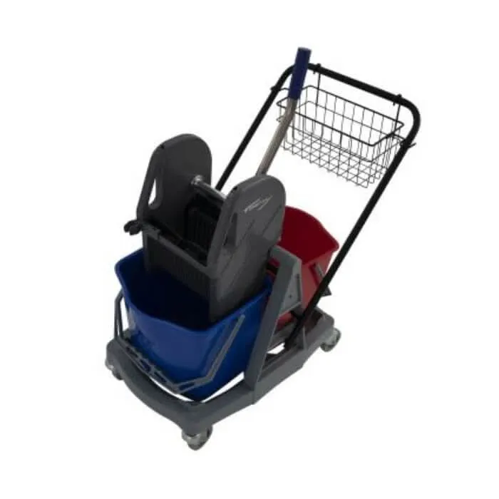 Clean Track Doppelfahrwagen 2 x 17 Liter - Duo 217 P