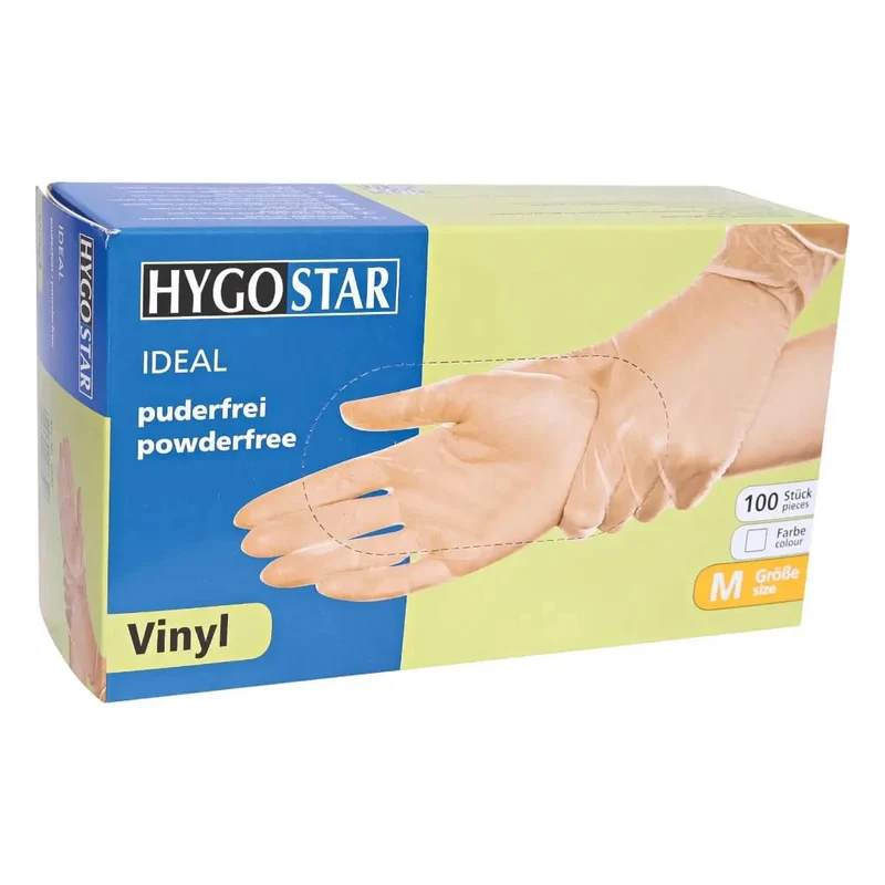 Hygostar Vinyl-Handschuhe "Ideal" 100 Stück
