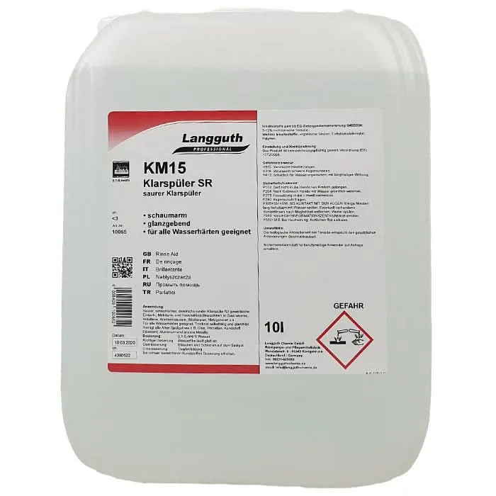 Langguth KM15 Klarspüler SR 10l