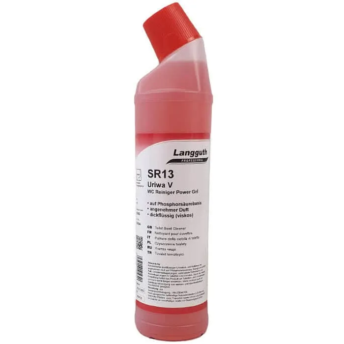 Langguth SR13 Uriwa V WC-Reiniger Power Gel Schräghals 750ml