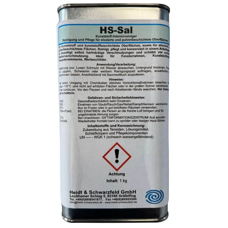Kunststoffreiniger Heidt & Schwarzfeld HS-Sal & Pflege 1kg