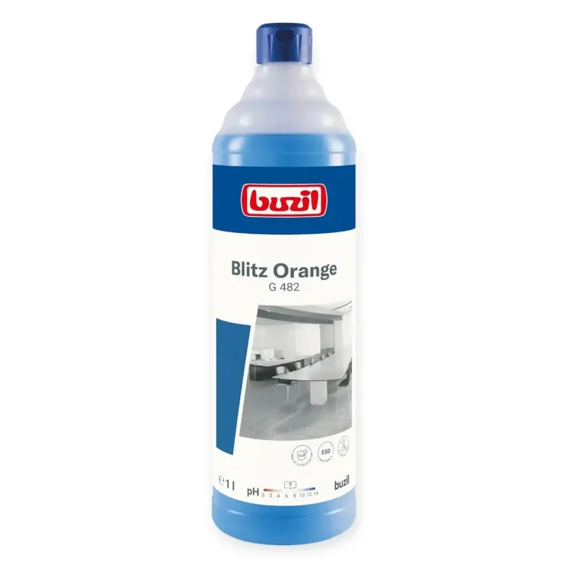 Buzil Blitz Orange G482 Alkoholreiniger mit Orangenduft 1l