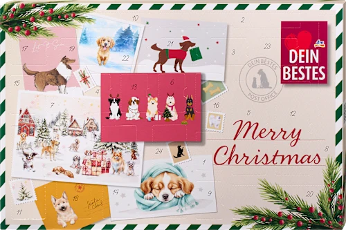 Dein Bestes Adventskalender 2026 - merry christmas für Hunde, 1 St