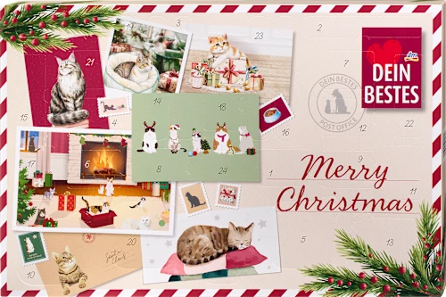 Dein Bestes Adventskalender 2026 - merry christmas für Katzen, 1 St