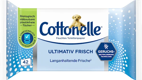 Cottonelle Feuchtes Toilettenpapier Ultimativ Frisch, 42 St