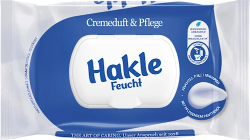 Hakle Feuchtes Toilettenpapier Cremeduft & Pflege, 42 St