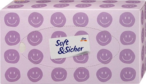 Soft&Sicher Taschentücher Box Design, 100 St
