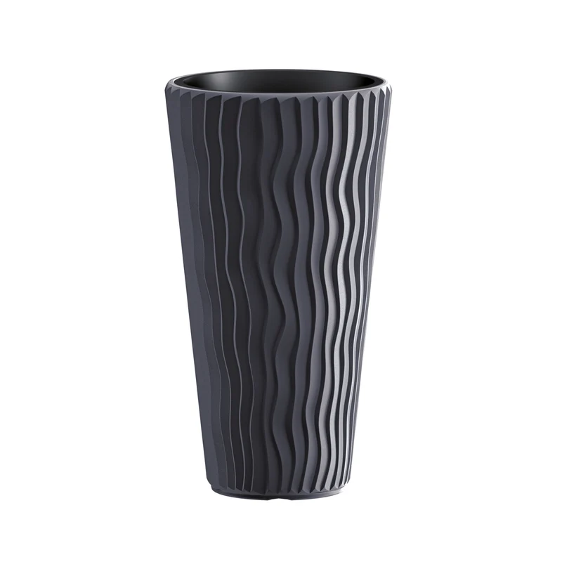 Blumentopf mit Einsatz Sandy Slim DPSP350 S433 - anthrazit