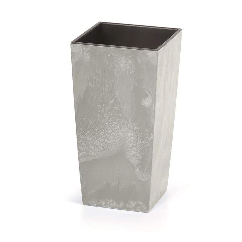Blumentopf mit Einsatz Urbi Square Beton DURS400B-422U - Farbe und Muster imitieren Beton