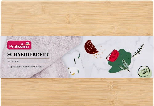 Profissimo Schneidebrett mit Auffangschale, 1 St