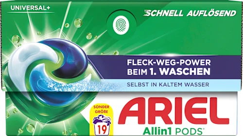 Vollwaschmittel Pods, 19 Wl