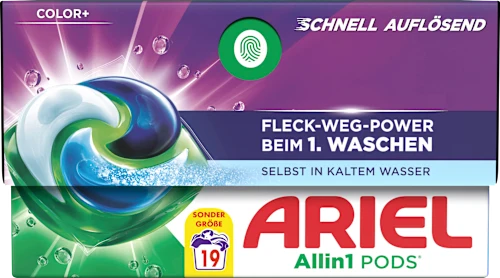 Colorwaschmittel Pods, 19 Wl