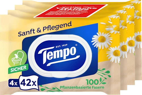 Feuchtes Toilettenpapier sanft & pflegend Kamille 4x(4x42 St), 672 St