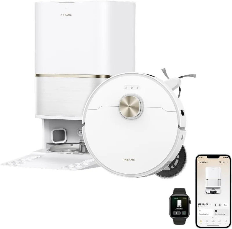 dreame L50 Ultra AE Saugroboter mit Wischfunktion – 28.000 Pa, ThermoHub 100 °C