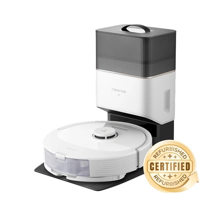 【Certified Refurbished 90% New】Roborock Q8 Max+ Robot Vacuum and Mop with Auto-Empty Dock