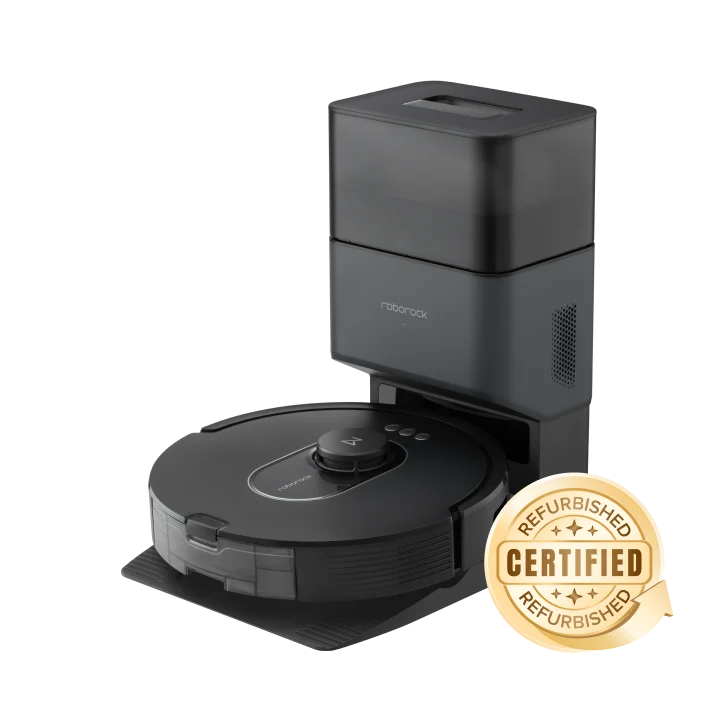 【Certified Refurbished 90% New】Roborock Q5+ Robot Vacuum with Auto-Empty Dock Pure