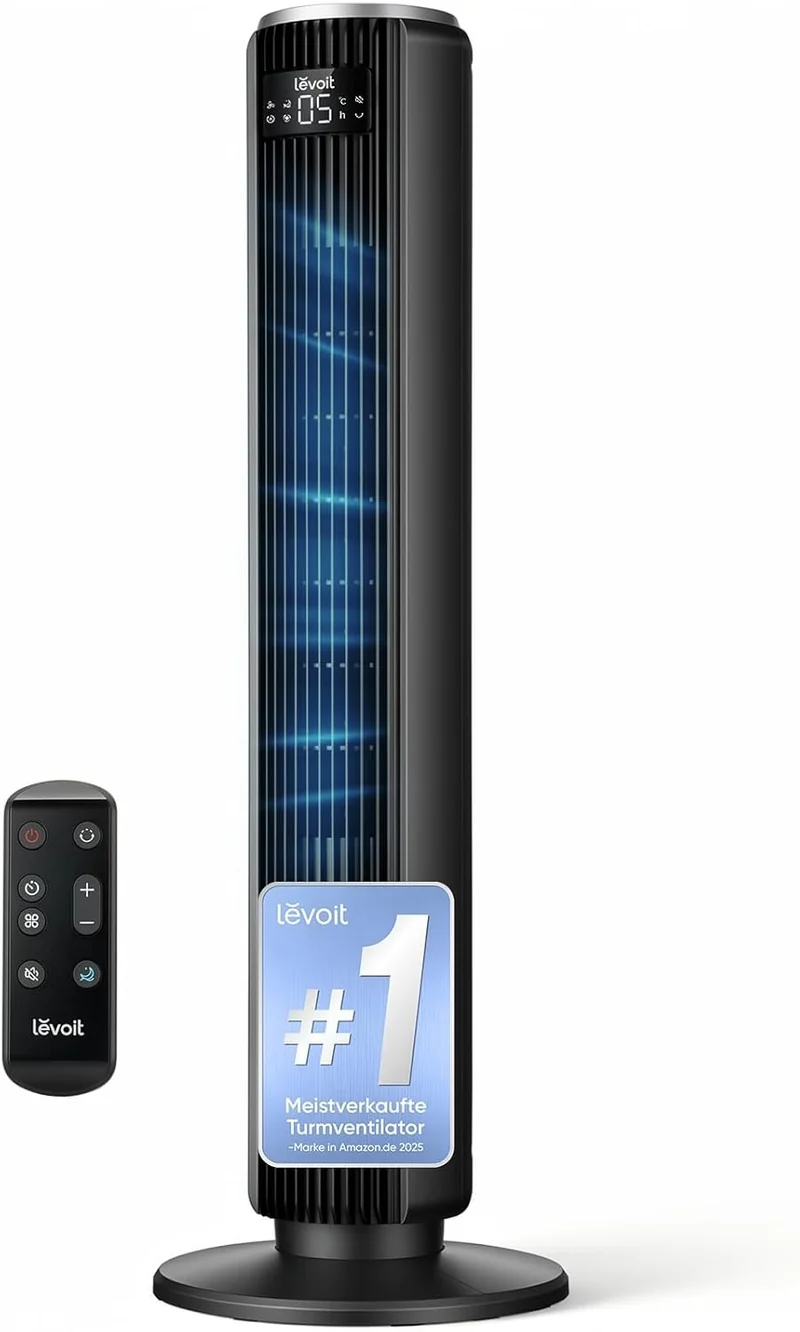 LEVOIT Classic36AC Turmventilator Schwarz