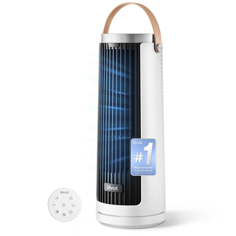 Levoit Windi Mini – Kompakter Tischventilator in Weiß