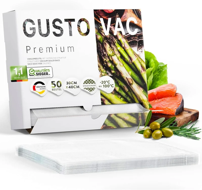 Premium Vakuumbeutel - 30x40 cm - 50 Stück