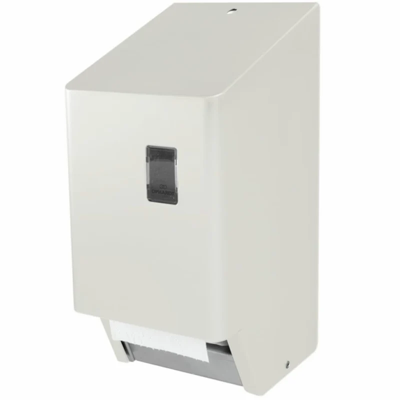 SanTRAL® Classic TRU 2-2 Toilettenpapierspender, Edelstahl weiß