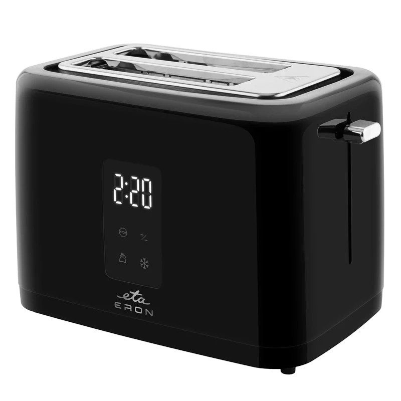 Toaster ETA Eron 8166 90000 schwarz/rostfreier stahl