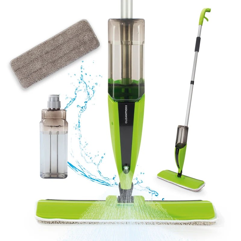Spray-Mopp - limegreen/schwarz