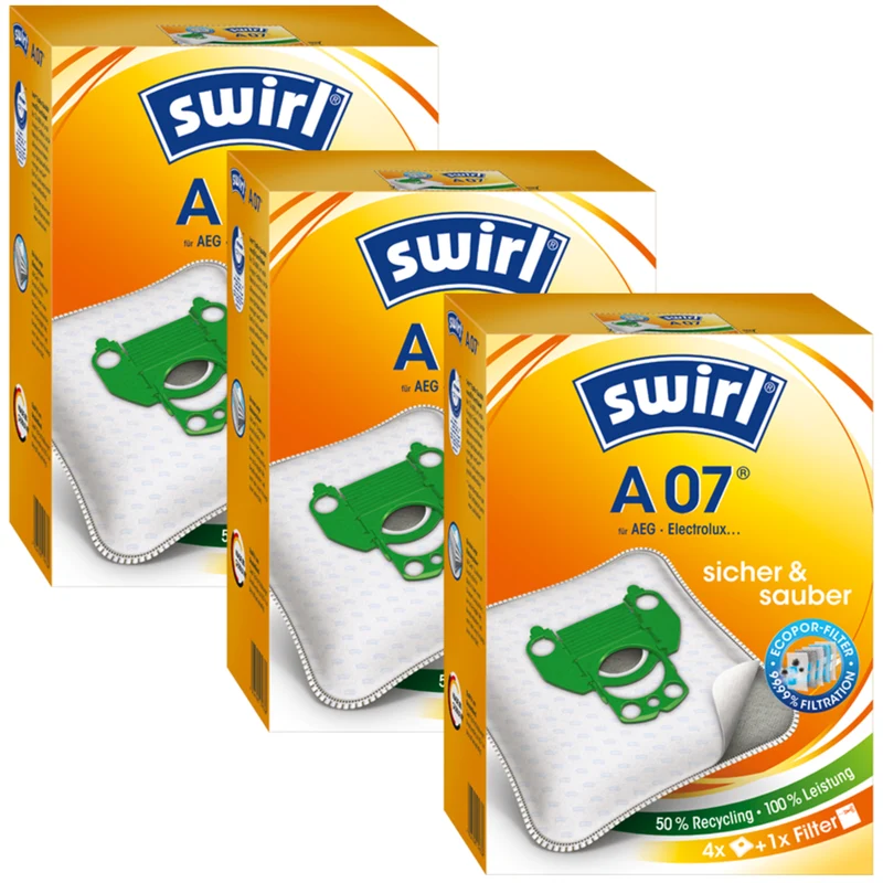 Staubsaugerbeutel kompatibel mit Swirl, AEG, Electrolux