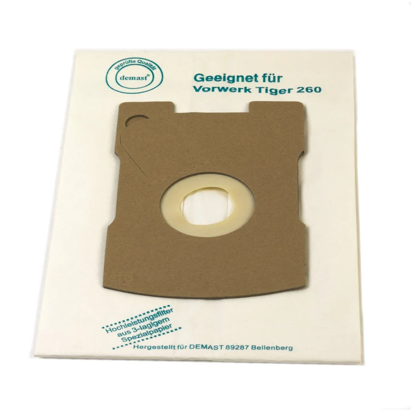 12 Staubsaugerbeutel kompatibel mit Vorwerk Tiger 260