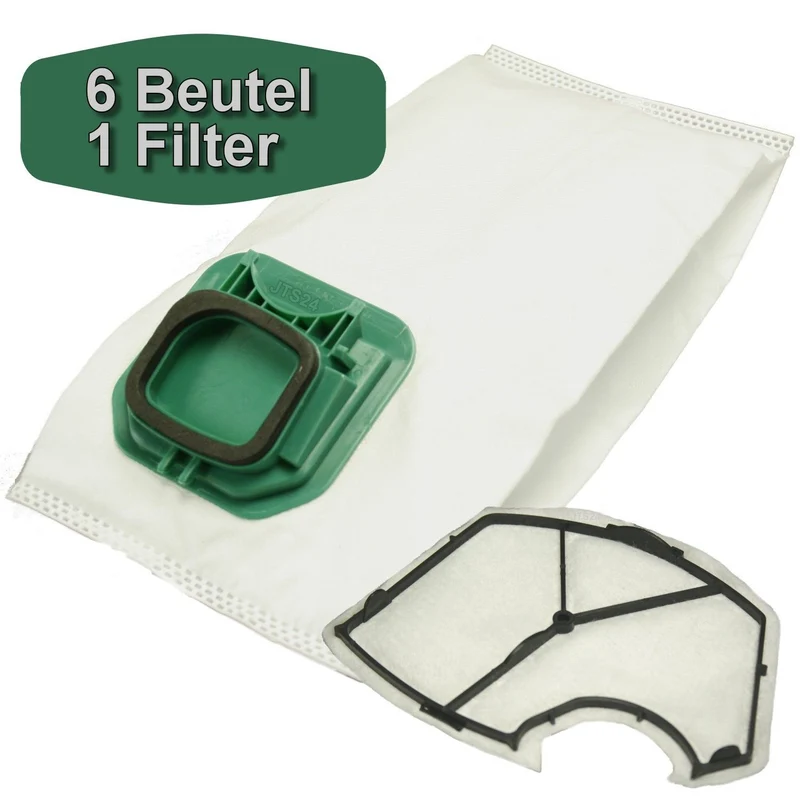 6 Staubsaugerbeutel kompatibel mit Vorwerk Kobold 140 Kobold 150
